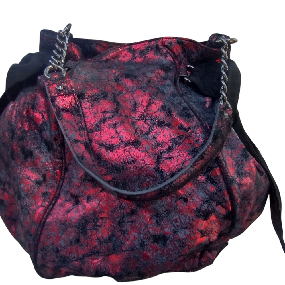 NWOT Ultra Rare Suede Leather Vintage Betsey Johnson Bag
